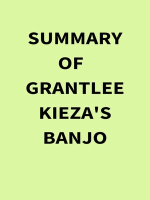 cover image of Summary of Grantlee Kieza's Banjo